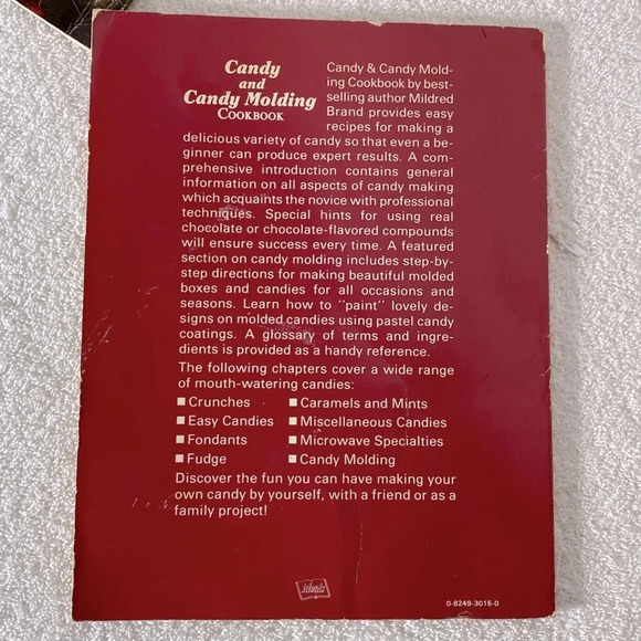 Vintage Cookbooks x2 Beautiful Holiday Ideas Candy & Candy  Molding - Picture 11 of 11